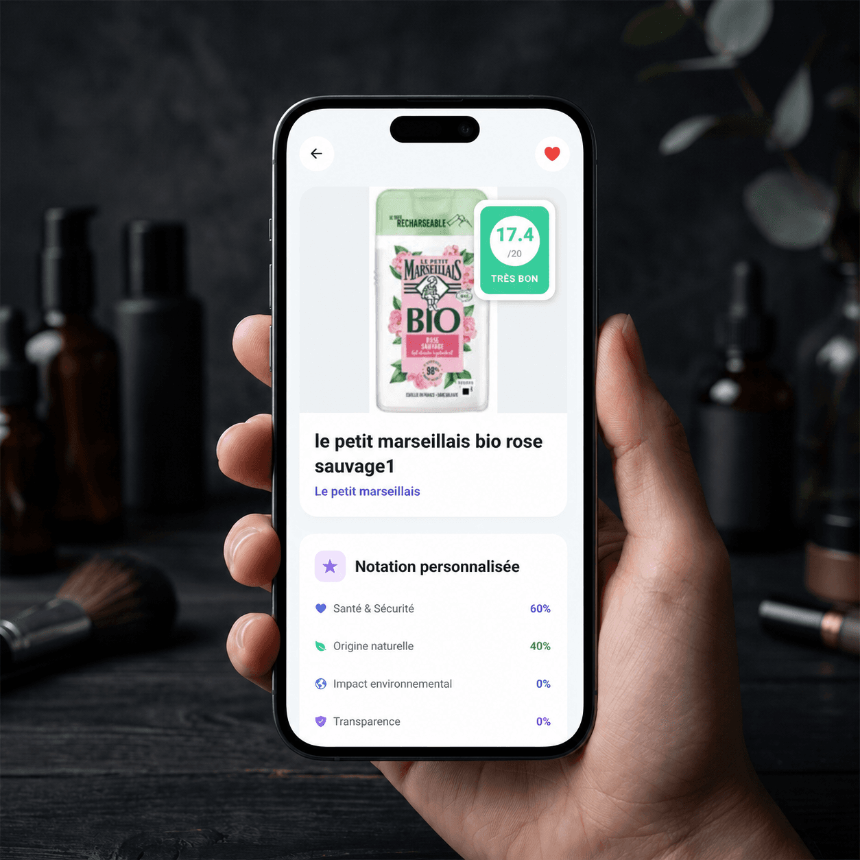 Aperçu du projet CosmeticScan - Application mobile d'analyse cosmétique